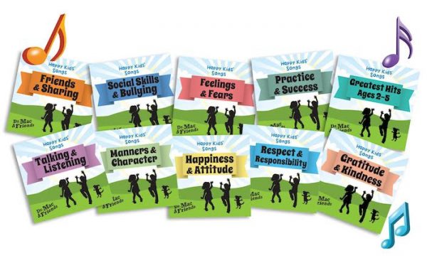 Amazing set of CDs to help kids build character plus social and emotional skills