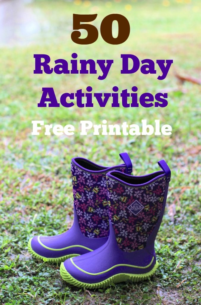 Rainy Day Activities Free Printable Moments A Day