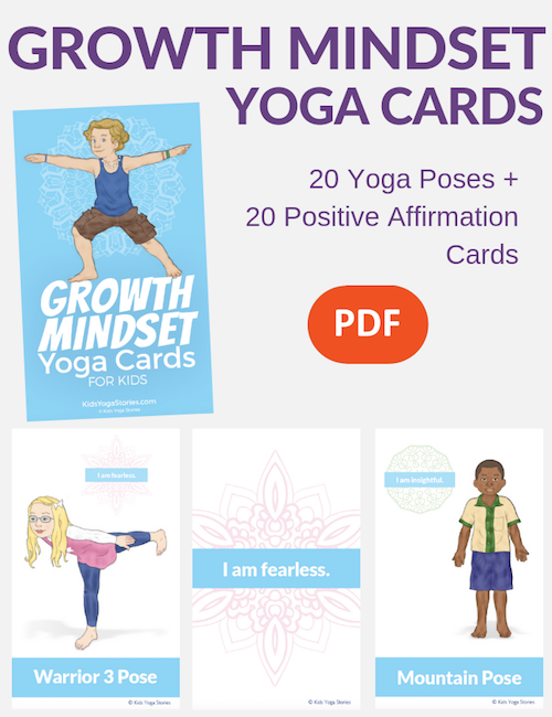 Affirmation Yoga Pose Cards –