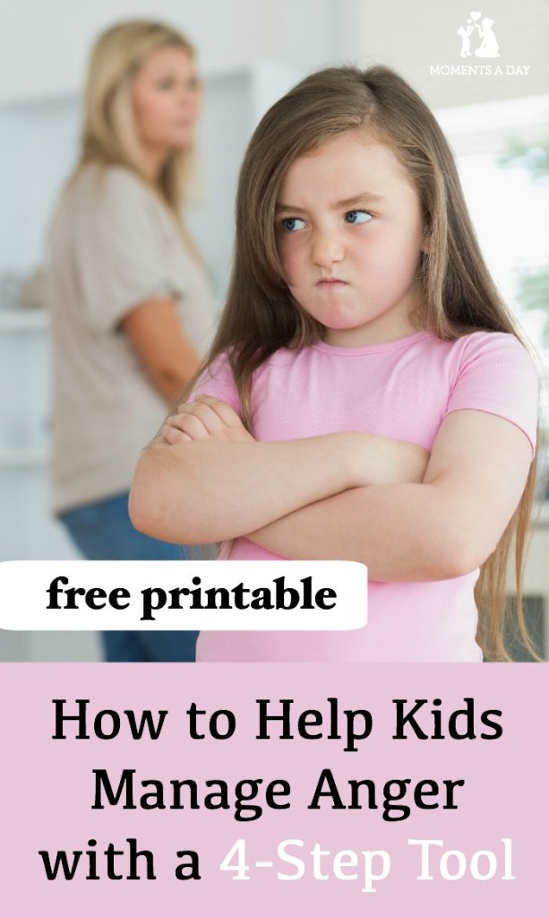 How to Help Kids Manage Anger with a 4-Step Tool {Free Printable ...