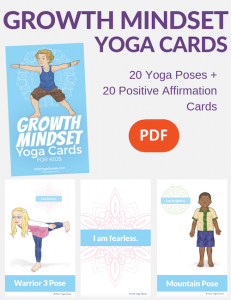 Growth Mindset Yoga Free Printable - Moments A Day